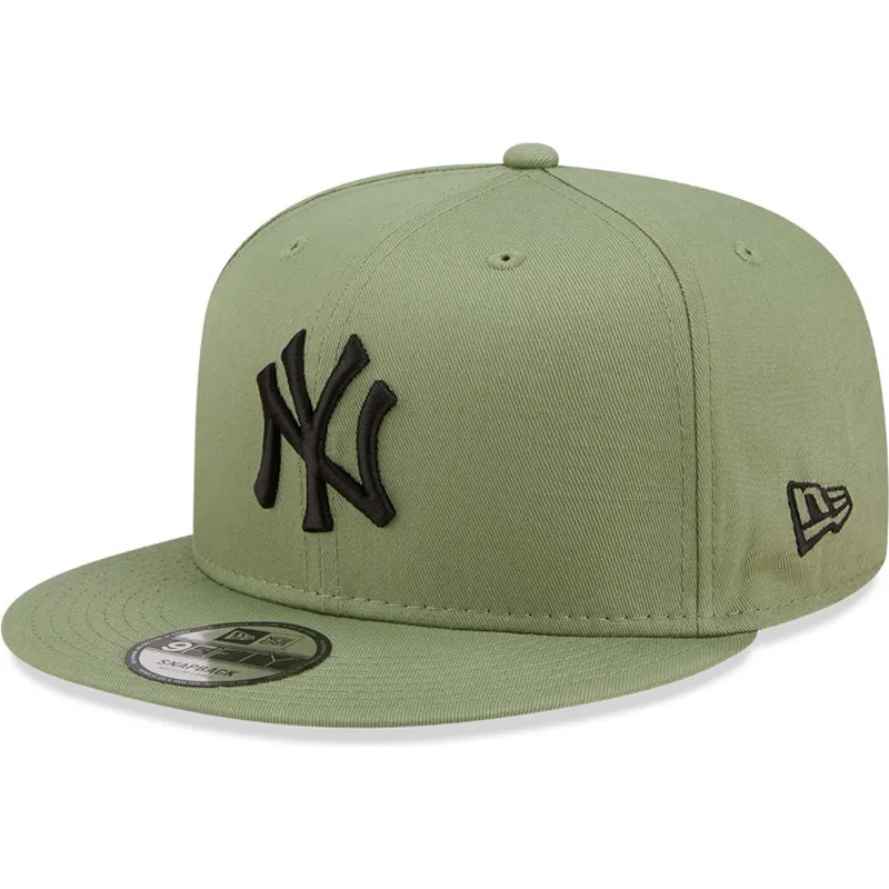 kepsar-plana-gron-snapback-negro-9fifty-league-essential-fran-new-york-yankees-mlb-av-new-era