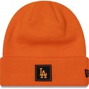 new-era-neon-team-cuff-los-angeles-dodgers-mlb-orange-beanie