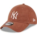 new-york-yankees-mlb-39thirty-cord-brun-bojd-keps-med-passform-fran-new-era