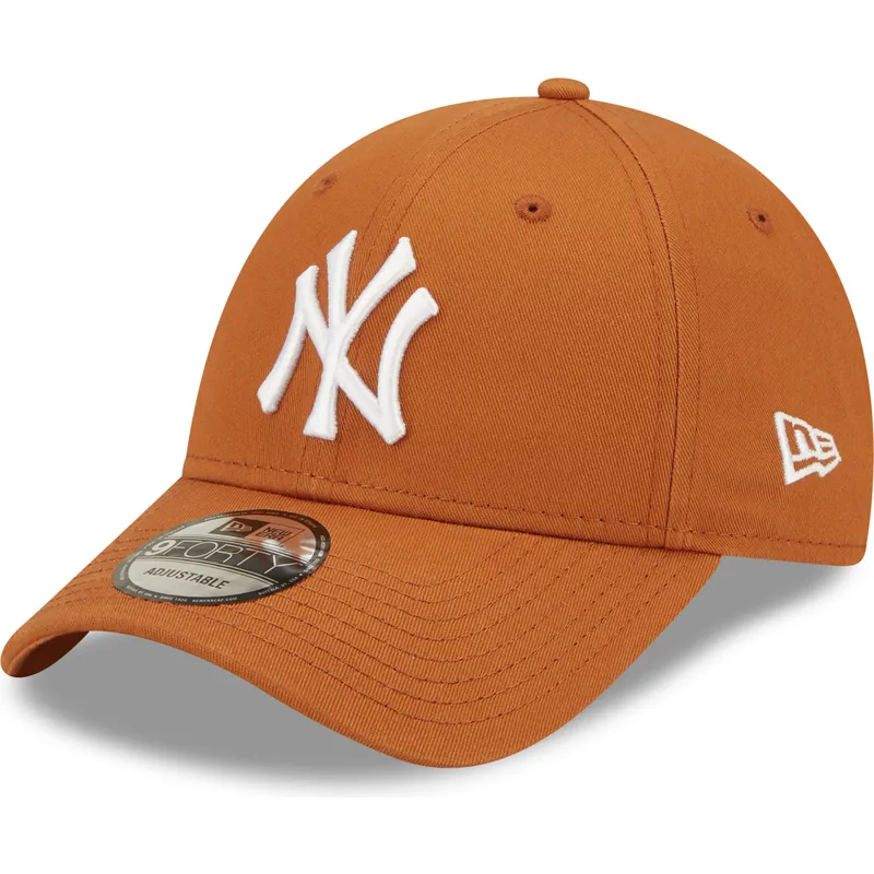 kepsar-curva-brun-justerbart-band-9forty-league-essential-fran-new-york-yankees-mlb-av-new-era