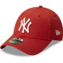 kepsar-curva-rod-justerbart-band-9forty-league-essential-fran-new-york-yankees-mlb-av-new-era