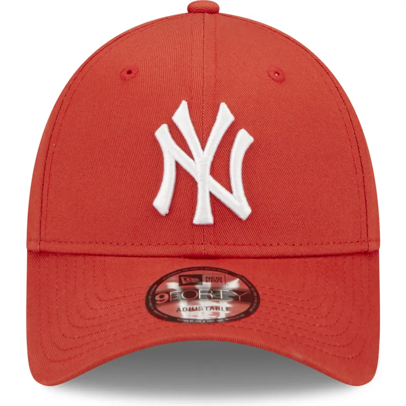 kepsar-curva-rod-justerbart-band-9forty-league-essential-fran-new-york-yankees-mlb-av-new-era
