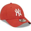 kepsar-curva-rod-justerbart-band-9forty-league-essential-fran-new-york-yankees-mlb-av-new-era
