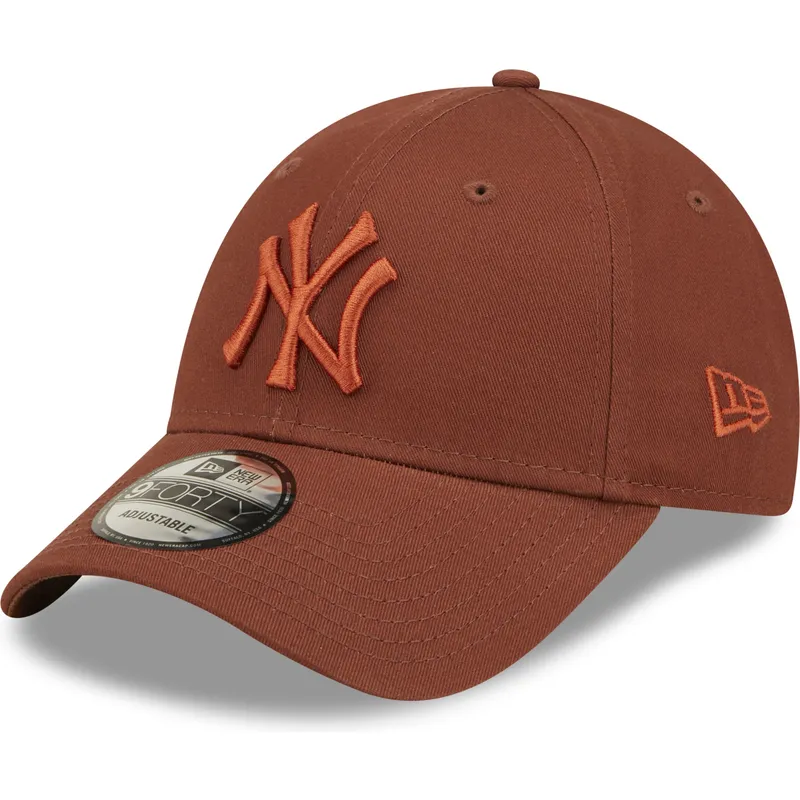 kepsar-curva-brun-justerbart-band-9forty-league-essential-fran-new-york-yankees-mlb-av-new-era