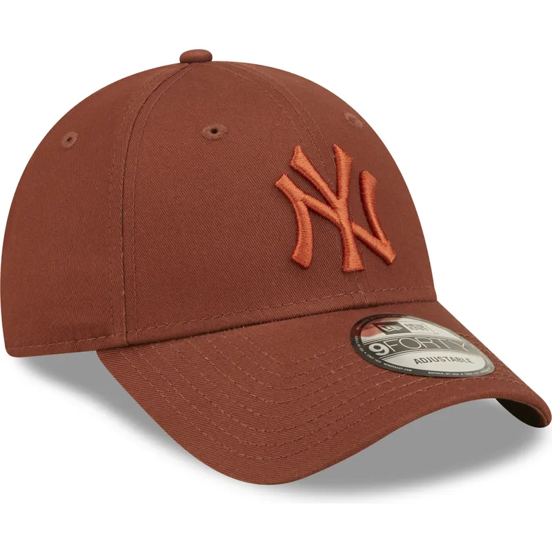 kepsar-curva-brun-justerbart-band-9forty-league-essential-fran-new-york-yankees-mlb-av-new-era