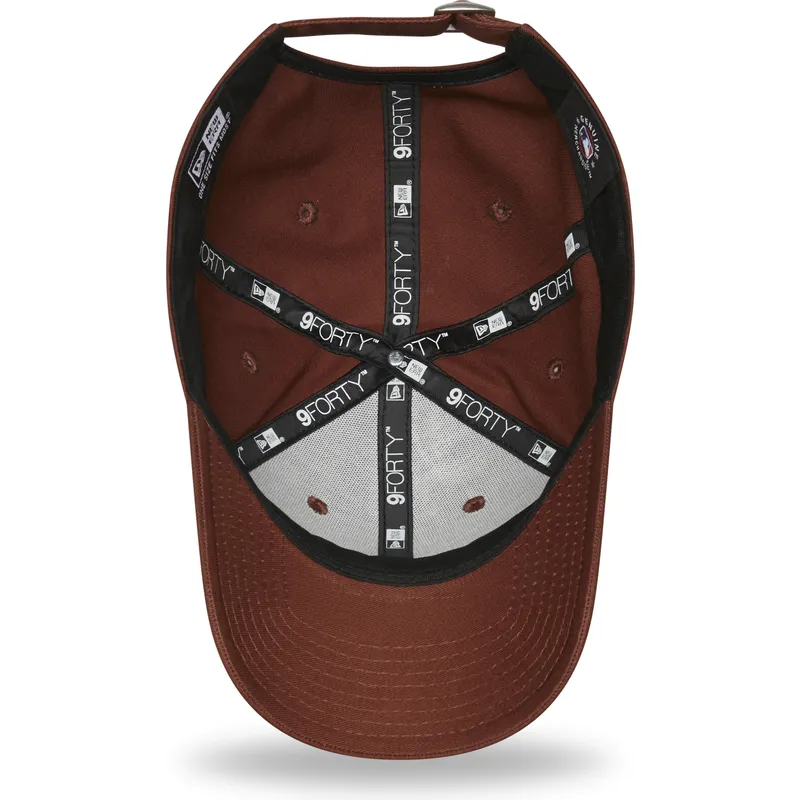 kepsar-curva-brun-justerbart-band-9forty-league-essential-fran-new-york-yankees-mlb-av-new-era