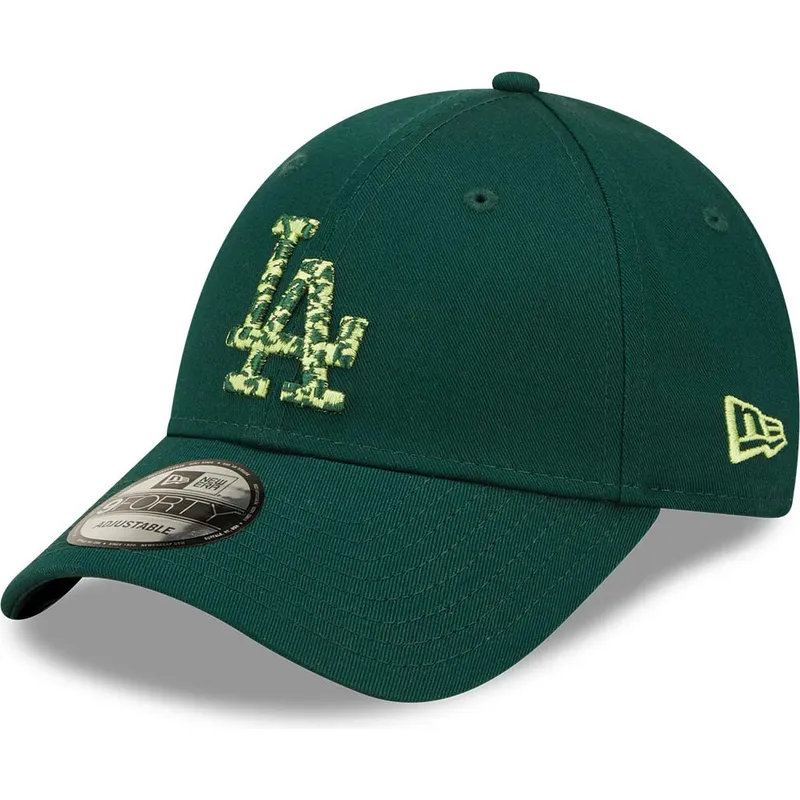 kepsar-curva-gron-justerbart-band-9forty-seasonal-infill-fran-los-angeles-dodgers-mlb-av-new-era