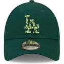 kepsar-curva-gron-justerbart-band-9forty-seasonal-infill-fran-los-angeles-dodgers-mlb-av-new-era