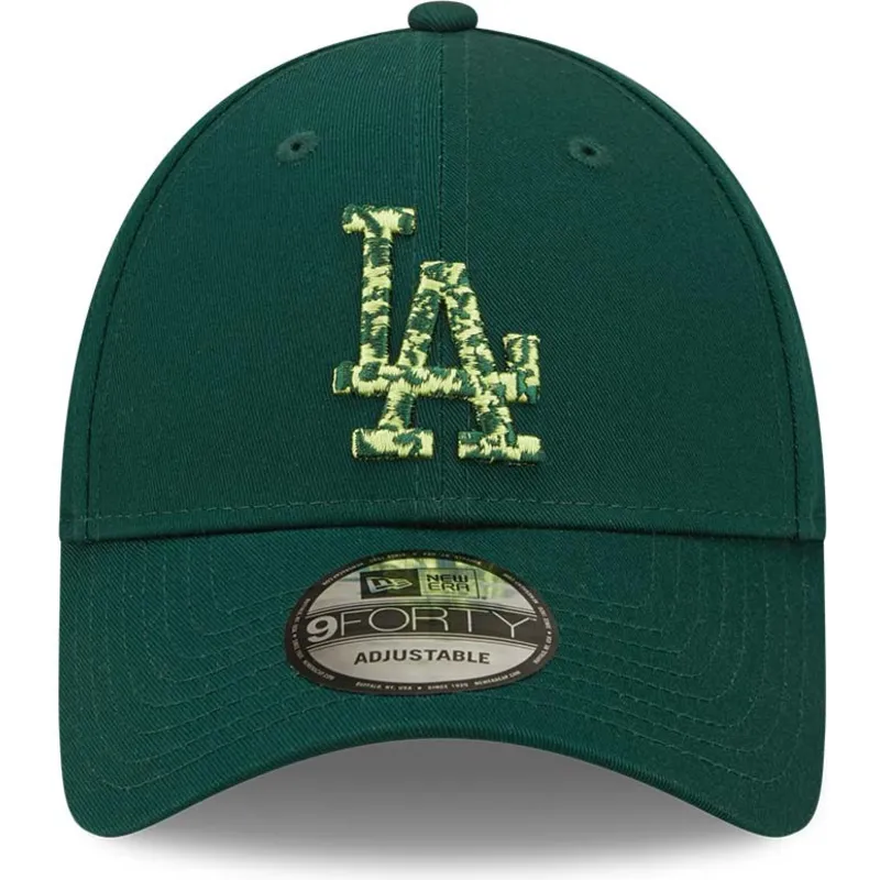 kepsar-curva-gron-justerbart-band-9forty-seasonal-infill-fran-los-angeles-dodgers-mlb-av-new-era