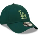 kepsar-curva-gron-justerbart-band-9forty-seasonal-infill-fran-los-angeles-dodgers-mlb-av-new-era