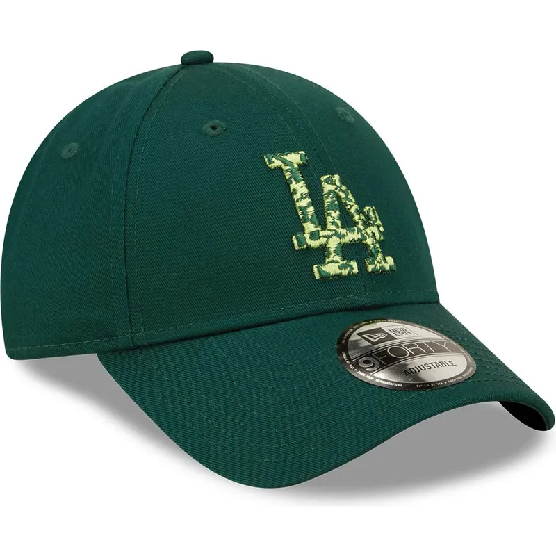 kepsar-curva-gron-justerbart-band-9forty-seasonal-infill-fran-los-angeles-dodgers-mlb-av-new-era