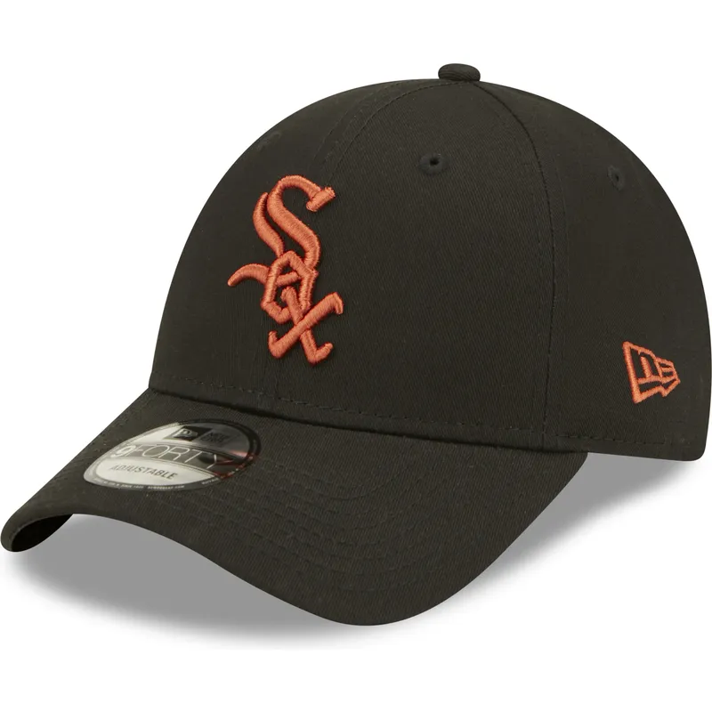 kepsar-curva-svart-justerbart-band-marron-9forty-league-essential-fran-chicago-white-sox-mlb-av-new-era