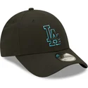 new-era-los-angeles-dodgers-mlb-9forty-neon-pack-repreve-svart-bojd-snapback-keps-med-bla-logotyp