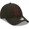 new-era-new-york-yankees-mlb-9forty-neon-pack-repreve-svart-bojd-snapbackkeps-med-rod-logotyp