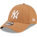 kepsar-curva-brun-justerbart-band-9forty-the-league-melton-wool-fran-new-york-yankees-mlb-av-new-era