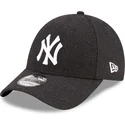 kepsar-curva-svart-justerbart-band-9forty-the-league-melton-wool-fran-new-york-yankees-mlb-av-new-era