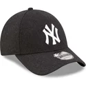 kepsar-curva-svart-justerbart-band-9forty-the-league-melton-wool-fran-new-york-yankees-mlb-av-new-era