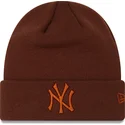 mossor-brun-marron-league-essential-cuff-fran-new-york-yankees-mlb-av-new-era