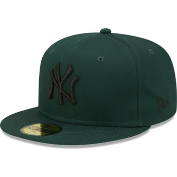 kepsar-plana-gron-justerad-59fifty-league-essential-fran-new-york-yankees-mlb-av-new-era