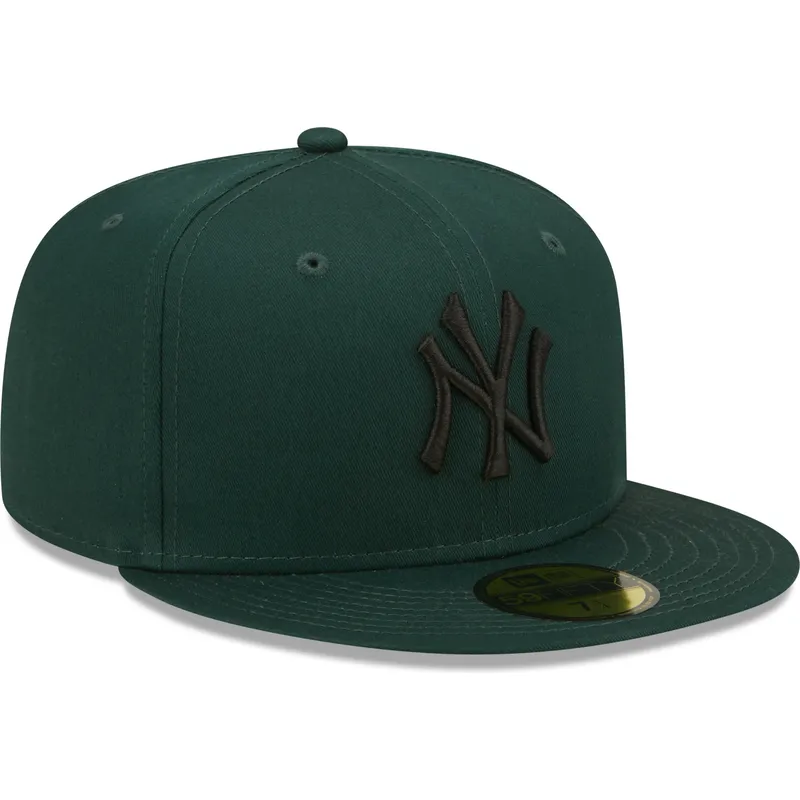 kepsar-plana-gron-justerad-59fifty-league-essential-fran-new-york-yankees-mlb-av-new-era