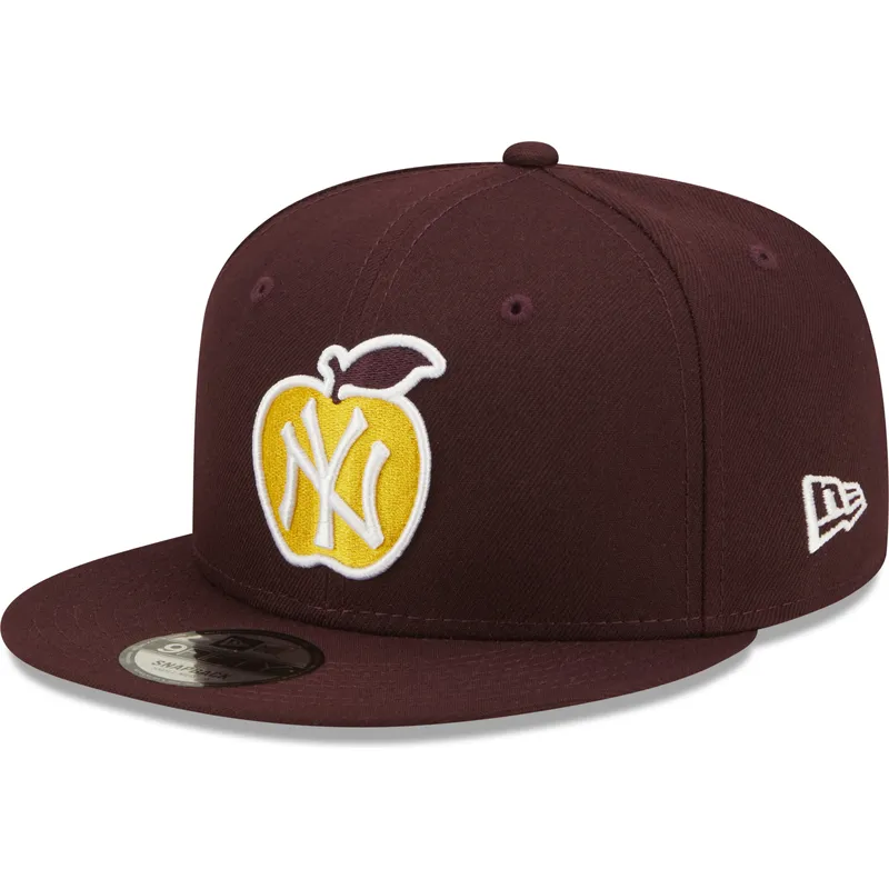 kepsar-plana-rod-snapback-granate-9fifty-ny-apple-fran-new-york-yankees-mlb-av-new-era