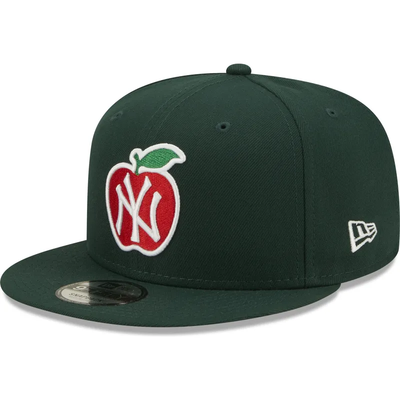 kepsar-plana-gron-snapback-9fifty-ny-apple-fran-new-york-yankees-mlb-av-new-era
