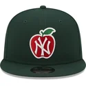 kepsar-plana-gron-snapback-9fifty-ny-apple-fran-new-york-yankees-mlb-av-new-era