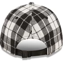 new-era-new-york-yankees-mlb-9forty-plaid-justerbar-svart-bojd-keps-med-svart-logotyp