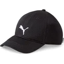 puma-svart-justerbar-traningsmesh-keps-med-bojd-skarm