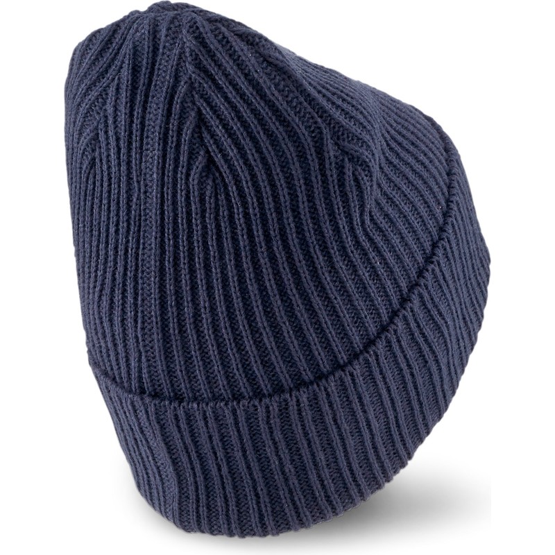 puma-ribbed-classic-cuff-navy-blue-beanie