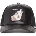 goorin-bros-svart-truckerkeps-med-varg-lone-wolf-pack-boss-the-farm