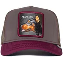 goorin-bros-gra-och-vinrod-truckerkeps-dobermann-fearless-true-the-farm