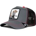 goorin-bros-svart-truckerkeps-med-reflekterande-tjurmotiv-the-farm