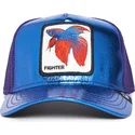 kepsar-curva-bla-snapback-pez-luchador-fran-siam-fighter-blue-light-metallic-the-farm-the-farm-av-goorin-bros
