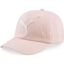 justerbar-rosa-keps-med-bojd-skarm-essentials-cat-logo-fran-puma