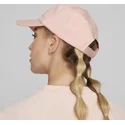justerbar-rosa-keps-med-bojd-skarm-essentials-cat-logo-fran-puma