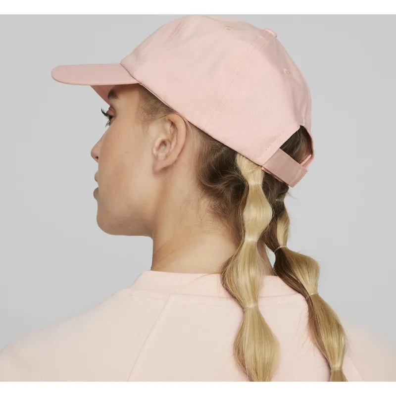 justerbar-rosa-keps-med-bojd-skarm-essentials-cat-logo-fran-puma