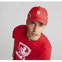 kepsar-curva-rod-justerbart-band-sptwr-race-b-fran-ferrari-formula-1-av-puma
