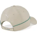beige-justerbar-keps-med-bojd-skarm-sptwr-race-b-av-ferrari-formula-1-fran-puma