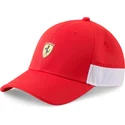 puma-ferrari-formula-1-sptwr-race-bb-justerbar-rod-och-vit-bojd-keps