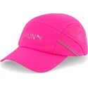 puma-justerbar-lattviktsloparkeps-med-bojd-skarm-i-rosa