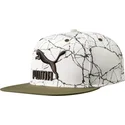 puma-ls-colour-block-vit-och-gron-platt-snapback-keps