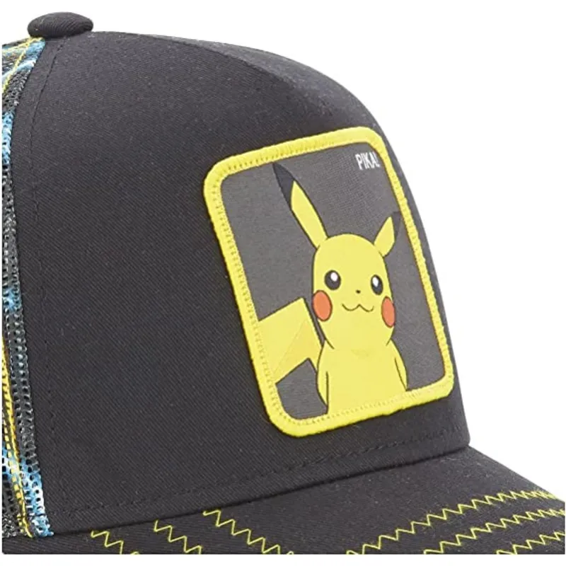svart-trucker-keps-pikachu-pkm2-ele1-pokemon-fran-capslab