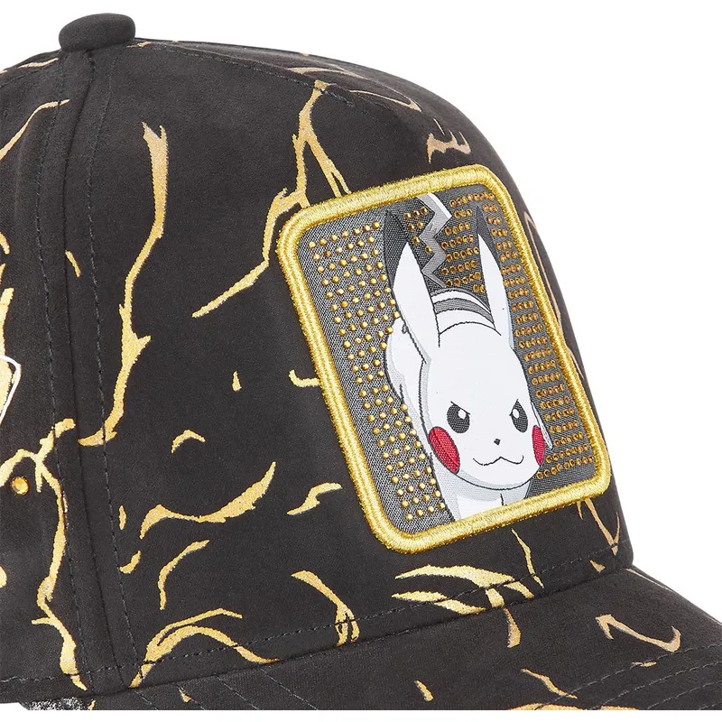 kepsar-curva-svart-justerbart-band-pikachu-pokemon-av-capslab
