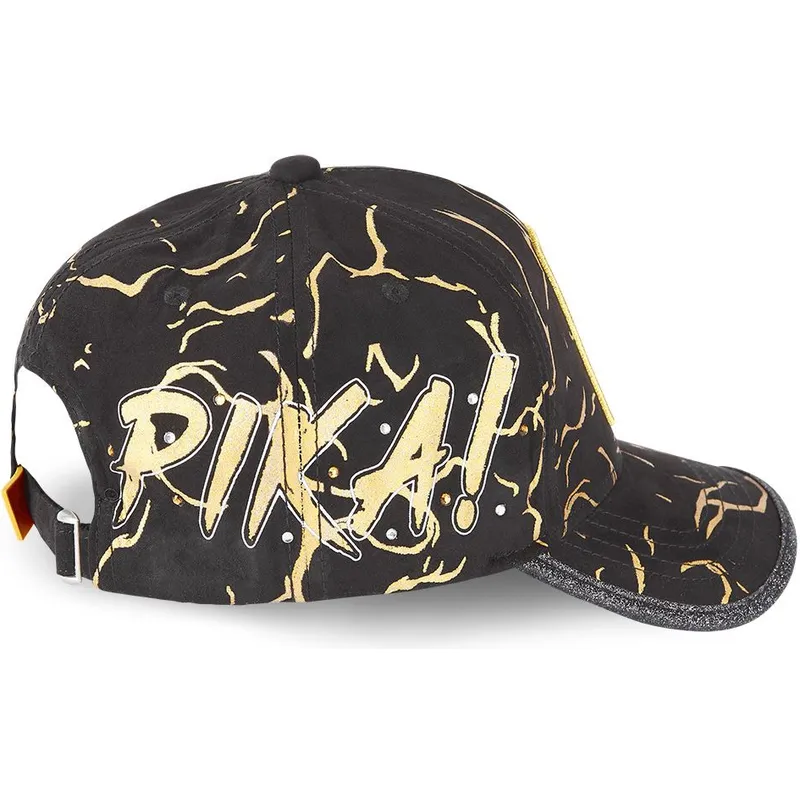 kepsar-curva-svart-justerbart-band-pikachu-pokemon-av-capslab