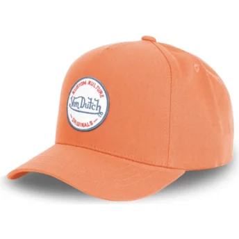 Gorra böjd orange snapback Kustom Kulture COL LORA från Von Dutch