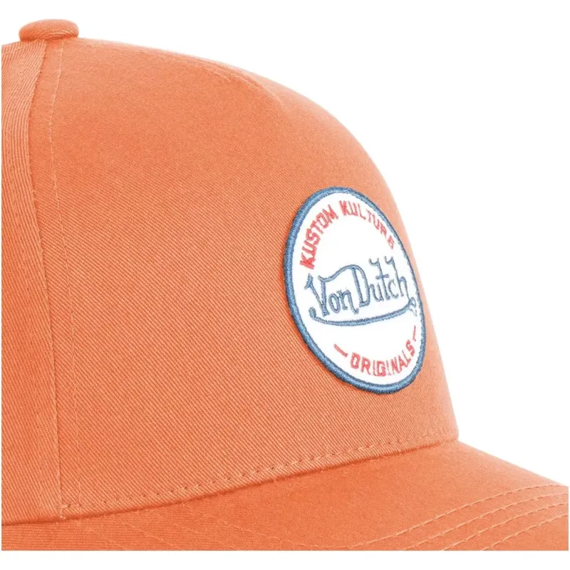 bojd-orange-snapback-keps-kustom-kulture-col-lora-fran-von-dutch