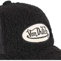 von-dutch-svart-truckerkeps-med-farskinn-fur1