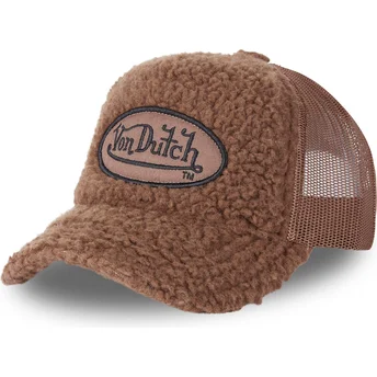 kepsar-curva-brun-snapback-fran-borreguillo-fur2-av-von-dutch