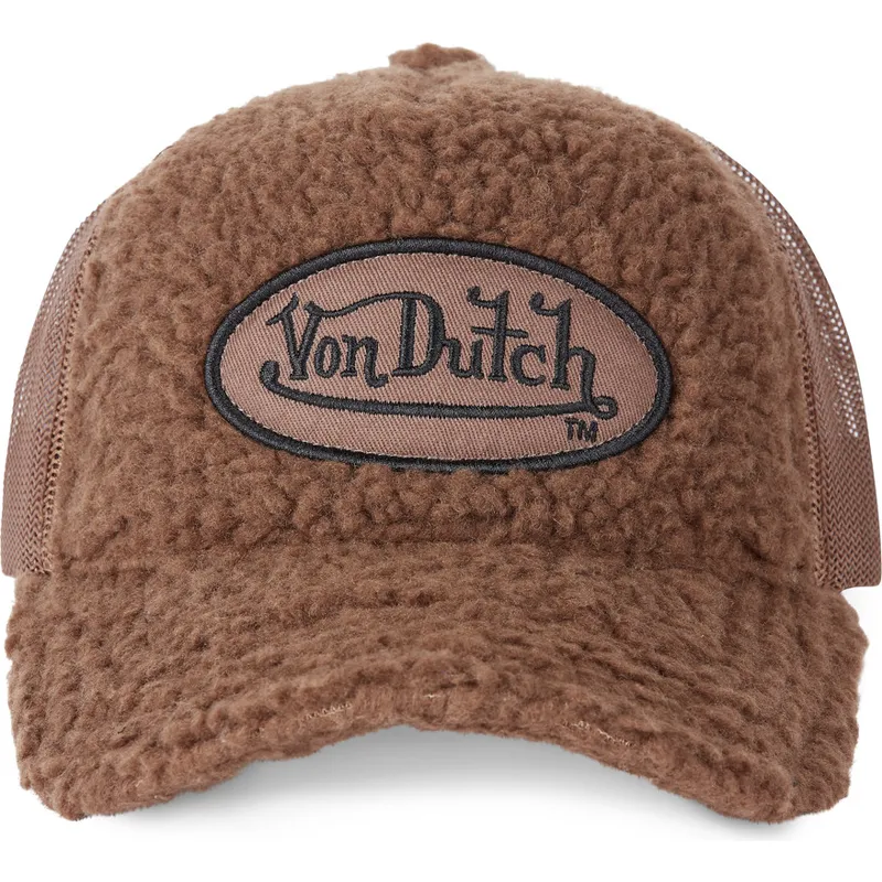 kepsar-curva-brun-snapback-fran-borreguillo-fur2-av-von-dutch